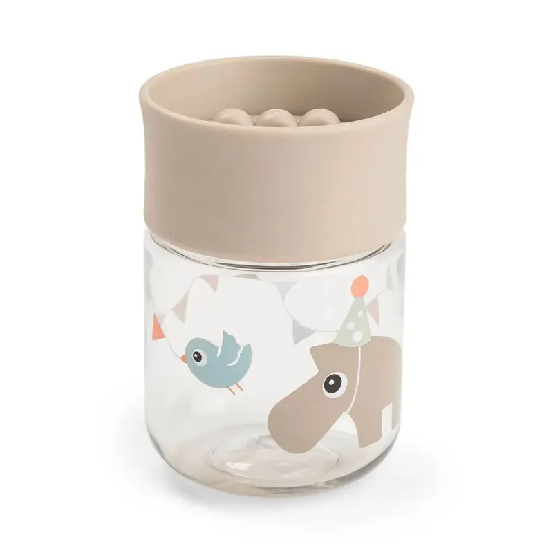 Tazza da Apprendimento con Bordo per Bere a 360° - Antigoccia - Celebration Sabbia