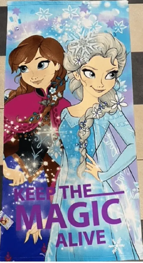 Telo Mare Disney Frozen Elsa e Anna cm70x140