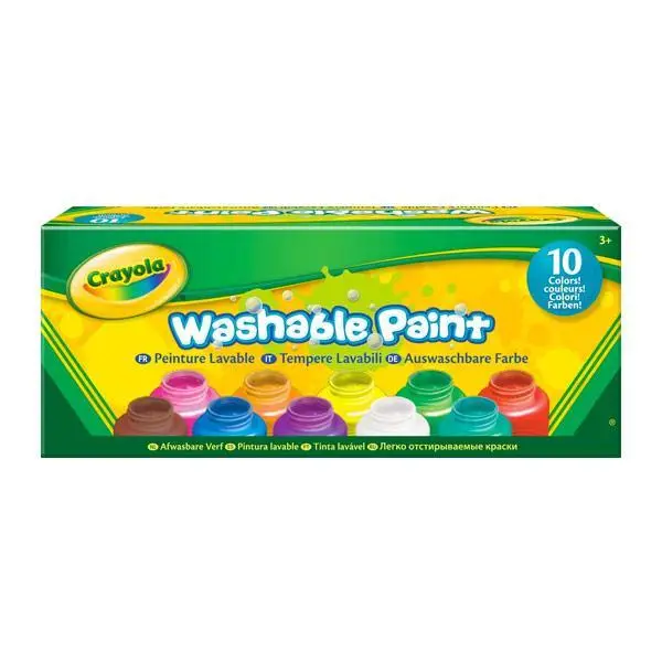 Tempere Lavabili 10 Colori