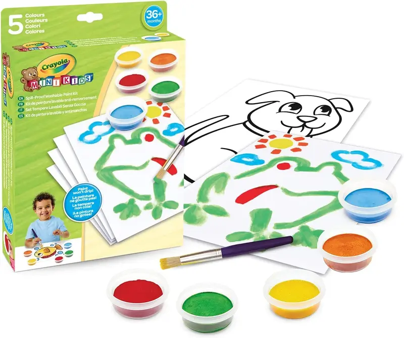 Tempere Lavabili Per Bambini Formula Antigoccia