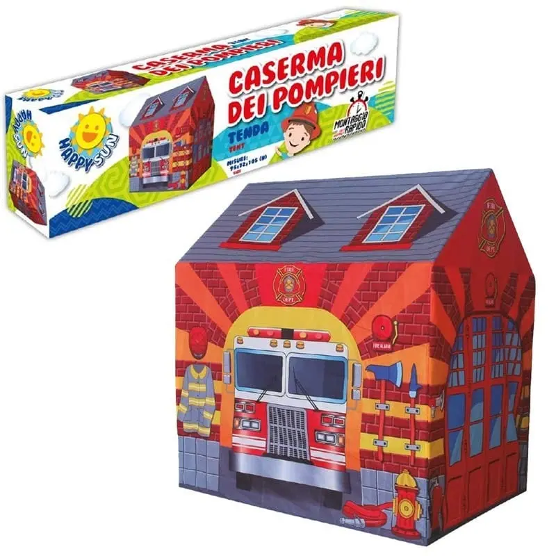 Tenda da Gioco Pompieri dimensioni 95 x 105 x 72 cm