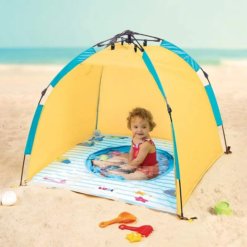 TENDA DA SPIAGGIA AD OMBRELLO CON PISCINA