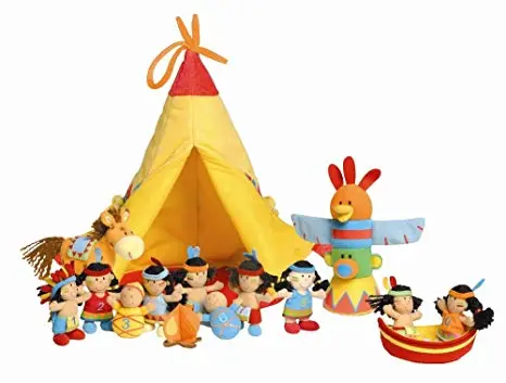 Tepee e 10 piccoli indiani Lilliputiens