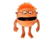 The Puppet Company Baby Monster Orange Hardcover