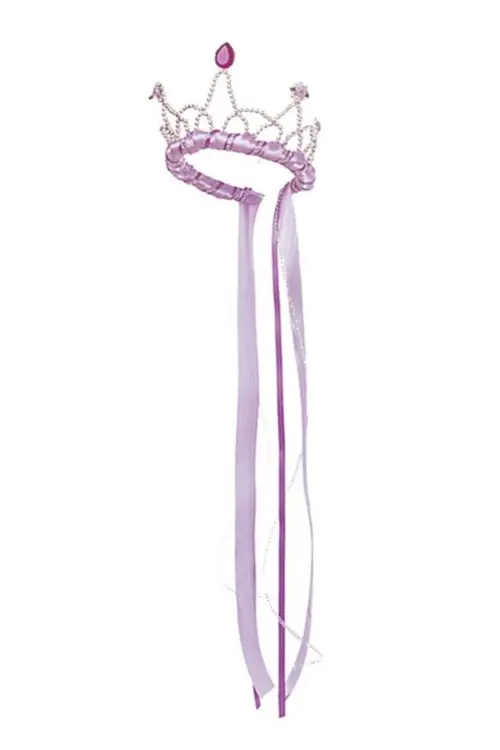 Tiara con fiocco - Lillà