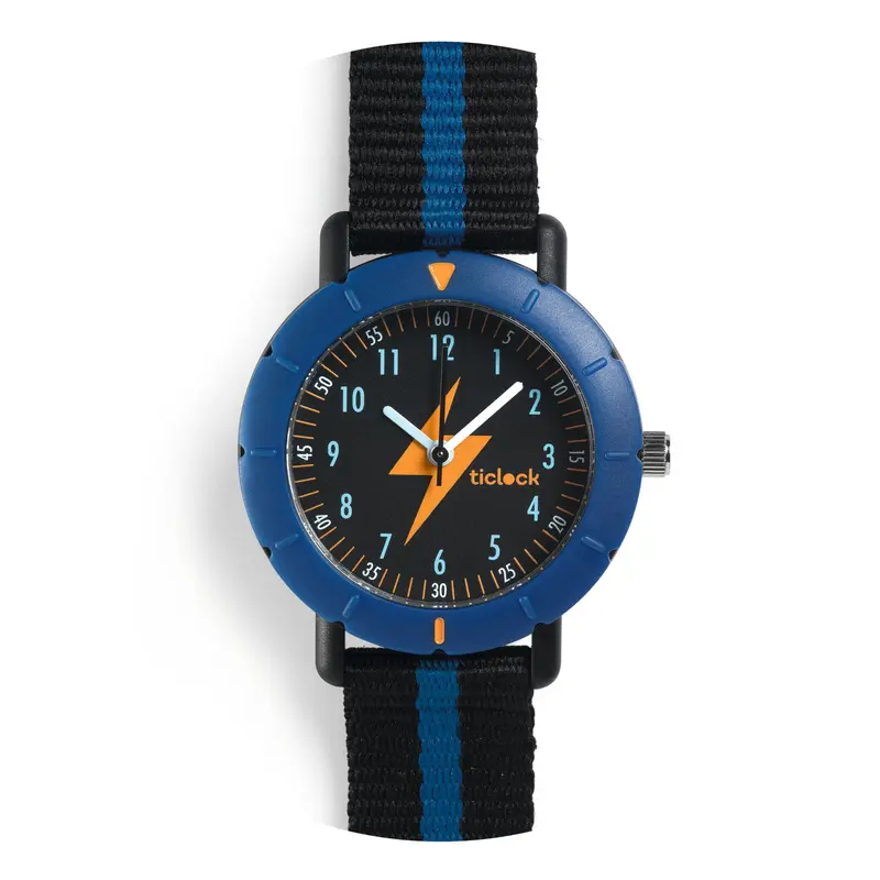 Ticlock - Orologio Da Polso Blue Nero - Sport Watches Flash Blue (DD00473) Djeco Lifestyle