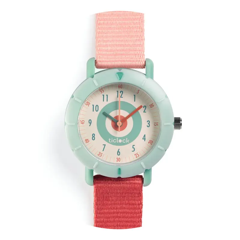Ticlock - Orologio da Polso Rosa Pink Target Sportivo Watches (DD00474)