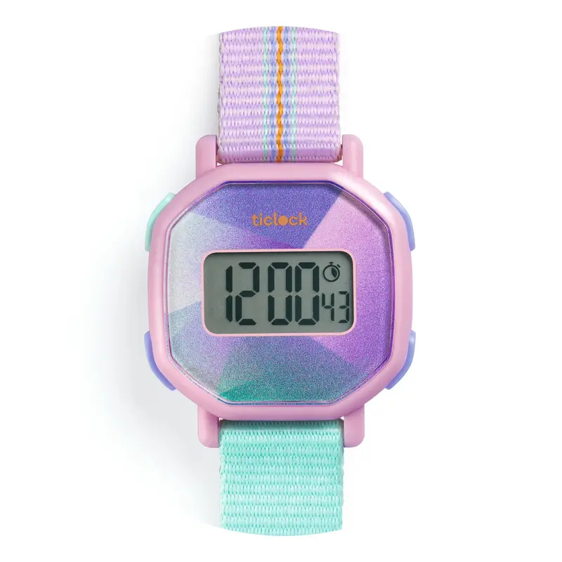 Ticlock - Orologio Viola Prisma - Digital Watches Purple Prisma (DD00452)