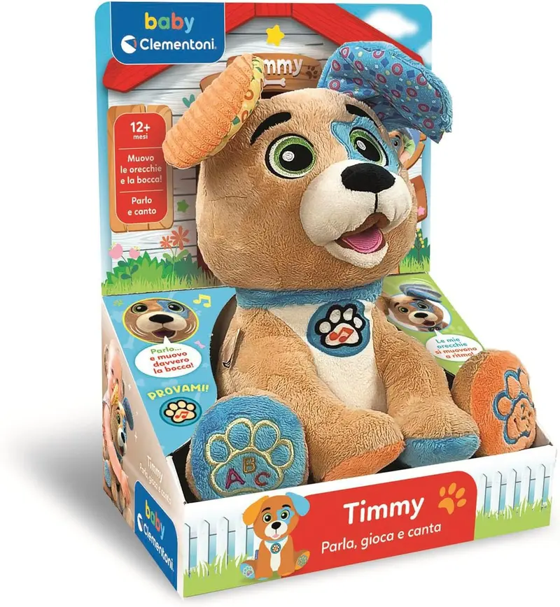Timmy Parla Gioca Canta, Peluche Interattivo Parlante