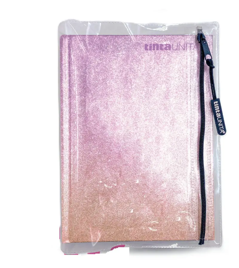 Tinta Unita Diario Glitter 2026/2027 16 Mesi Con Accessori