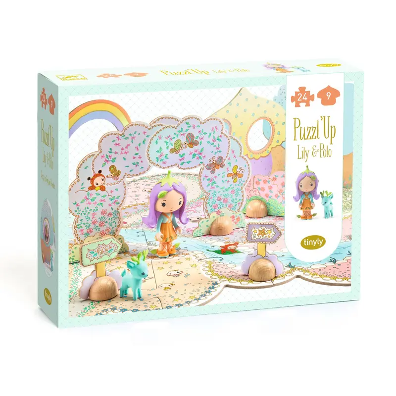 Tinyly - Puzzle Lily & Polo - Puzzl'Up Lily & Polo - 24pcs + 9 pcs (DJ06938)