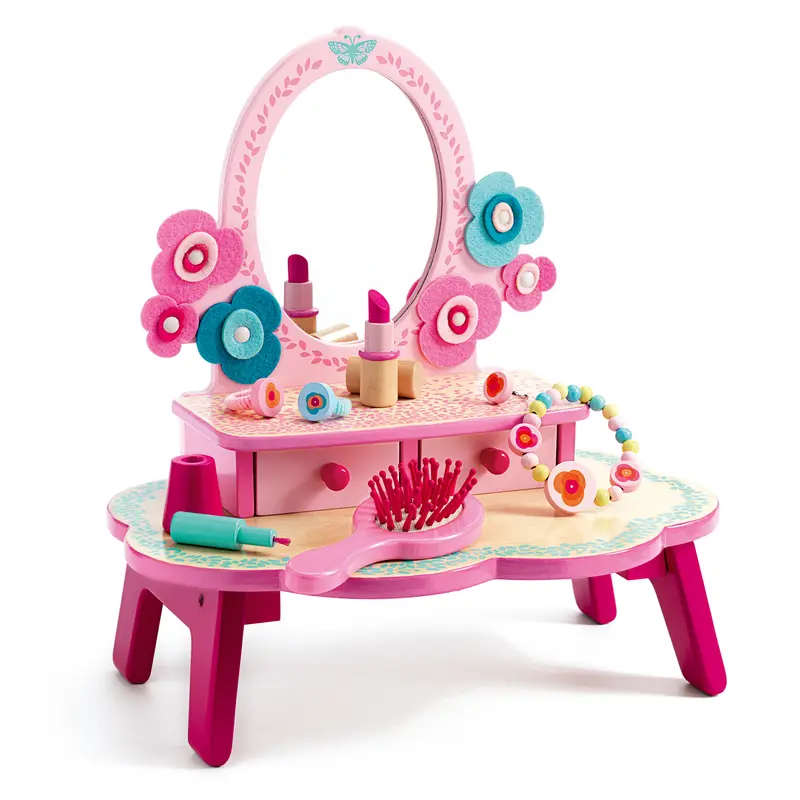 Toelette Dressing Table Specchiera - Toeletta Flora (DJ06553)
