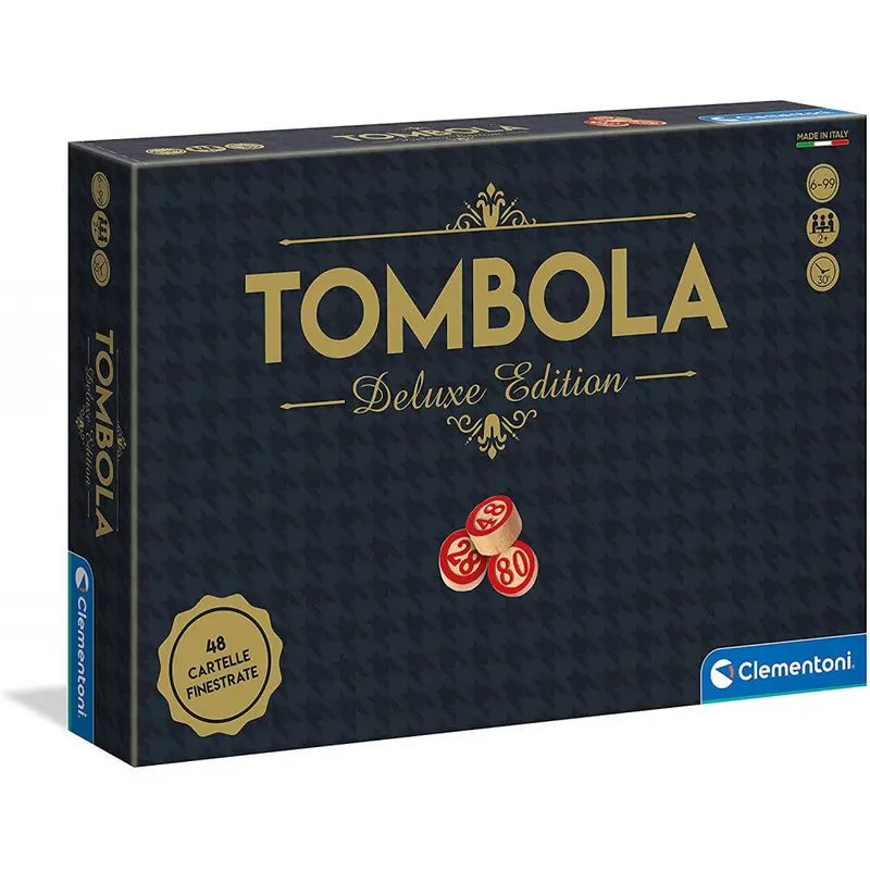 Tombola 48 Cartelle Deluxe Edition Clementoni