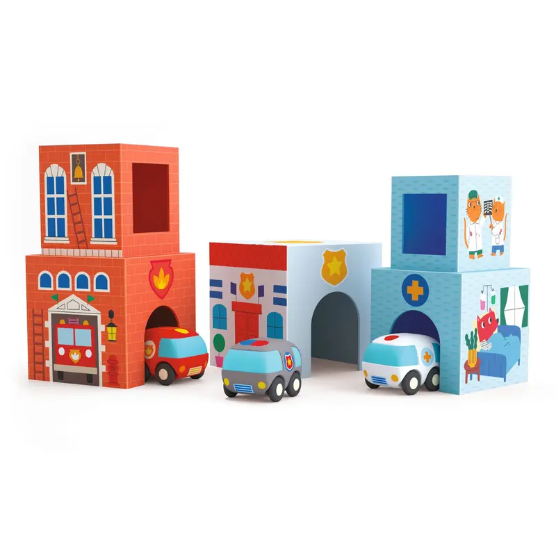 Topanicar Cubi Impilabili con Auto (DJ09120)