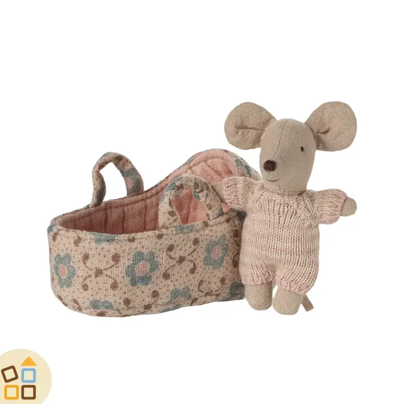 TOPO BABY NELLA CULLA, ROSA
