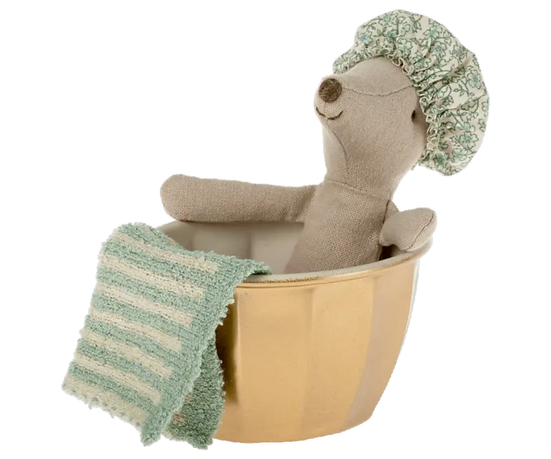 TOPO BIG SISTER NELLA TAZZA, BLU