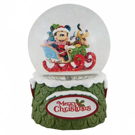 Topolino e Pluto Natale - Palla di neve Disney Traditions