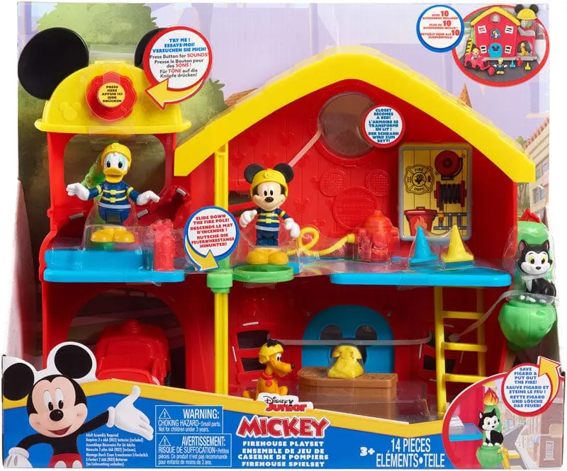 Topolino playset Caserma dei Pompieri, Stazione dei Vigili del fuoco Mickey Mouse