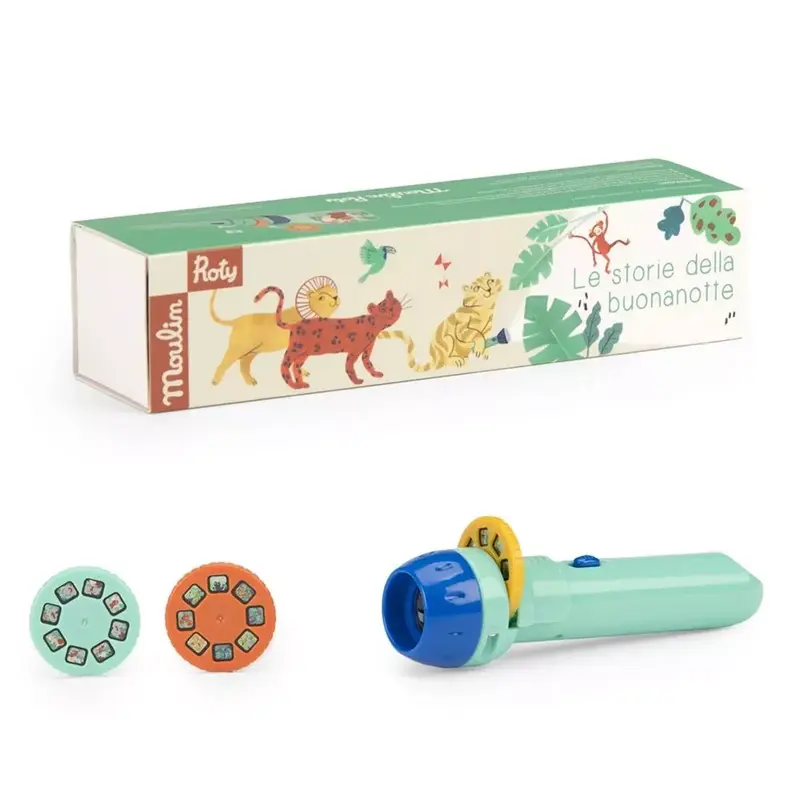 Torcia Proietta Storie Moulin Roty La Foret Mawa