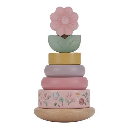 Torre in Legno Impilabile con Anelli Fairy Garden - Rocking Ring Stacker Fairy Garden (LD7342)