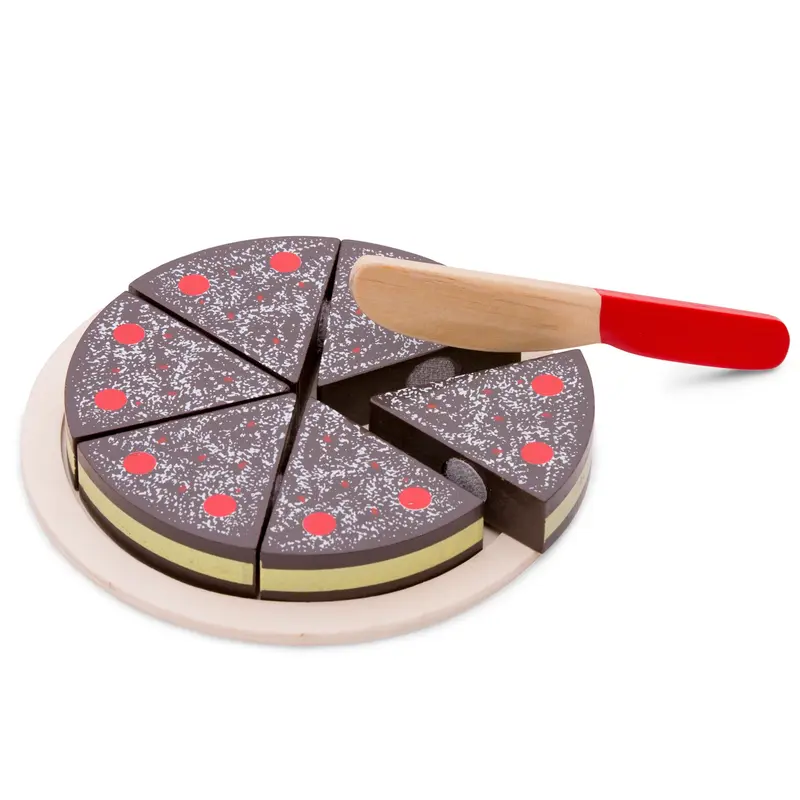 Torta al cioccolato in Legno da tagliare - New Classic Toys - Art. 10584