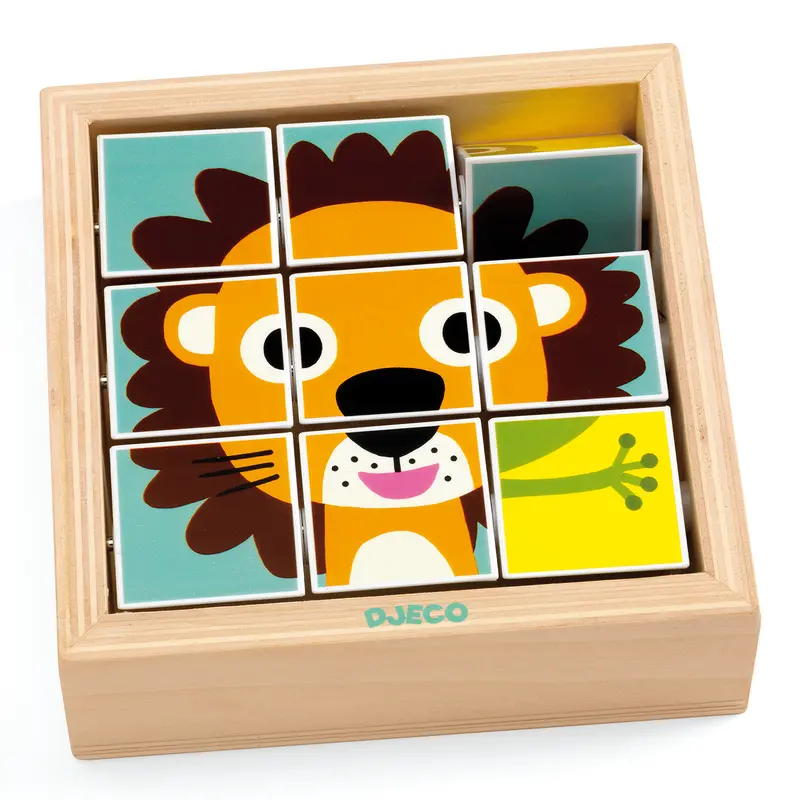 Tournanimo Puzzle in Legno Animali Savana | DJ01953