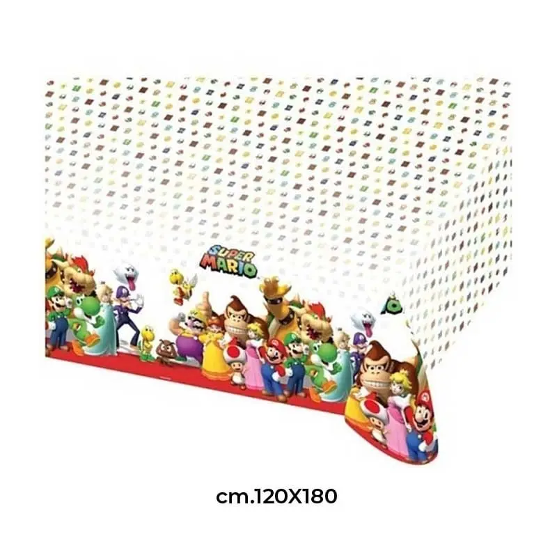 Tovaglia SuperMario in Plastica 120x180 cm