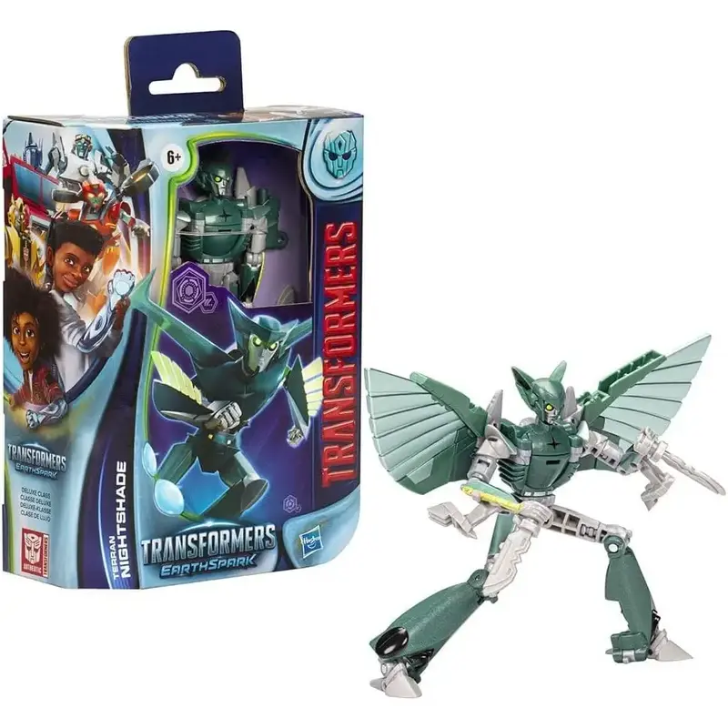 Transformers EarthSpark Nightshade deluxe class