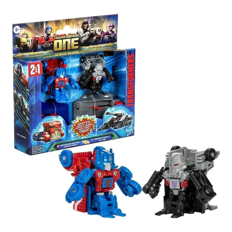 Transformers One 2 in 1 Launch e Race - Optimus e Megatron
