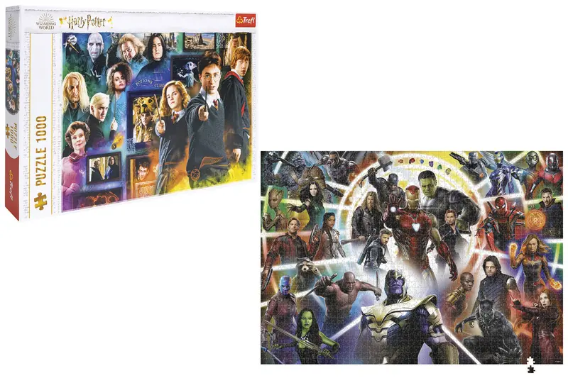 TREFL 1000PZ AVENGERS/HARRY POTTER