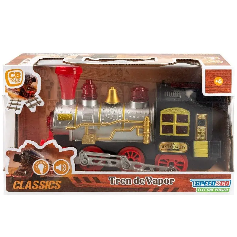 Treno Giocattolo, Locomotiva con Luci Suoni, funzione vapore