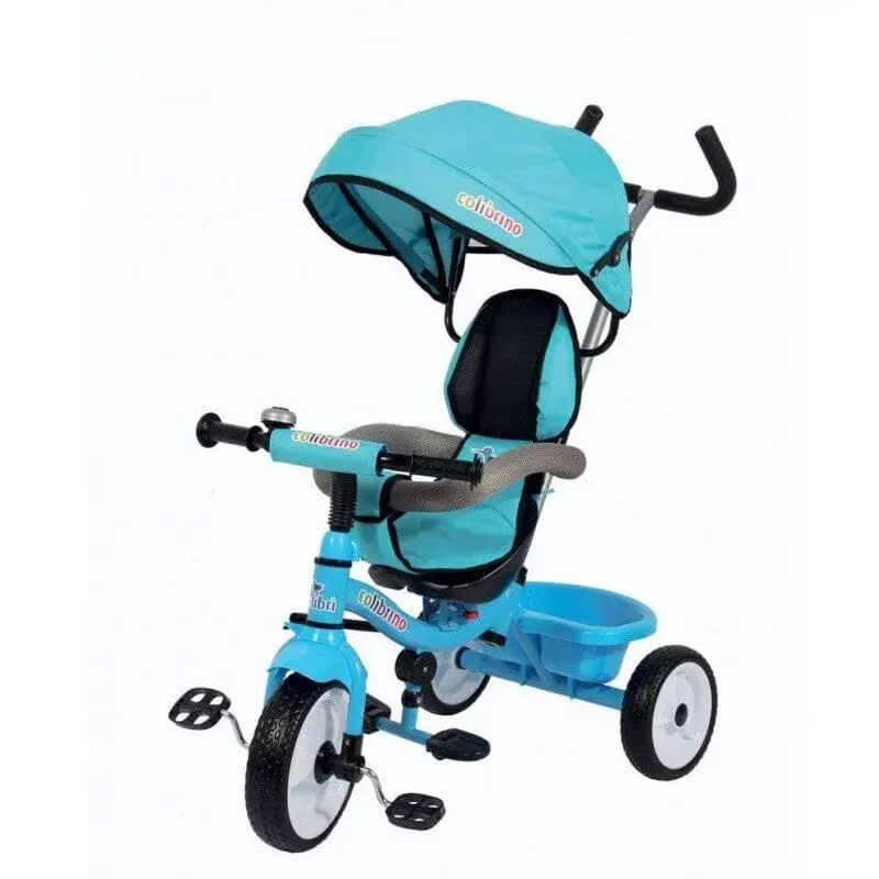 Triciclo Colibrino Azzurro Con Maniglione Direzionabile