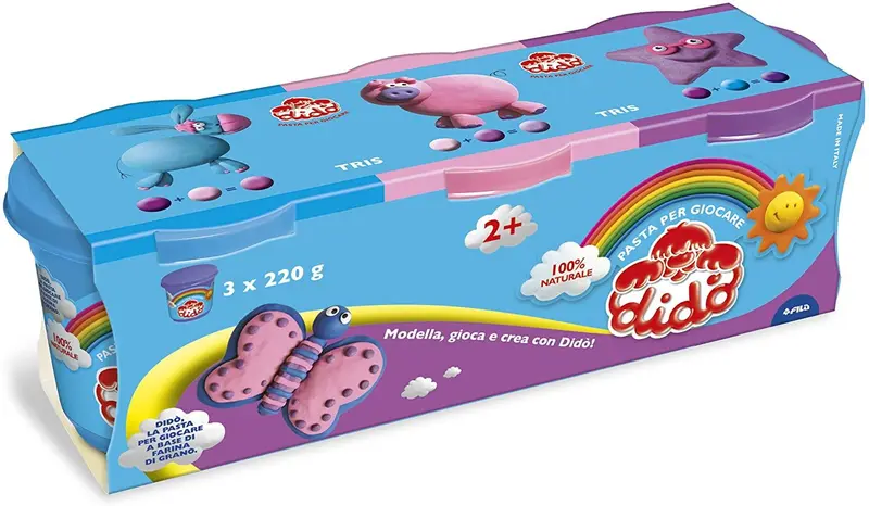 Tris Bar Dido' 220G Vio/Rosa/Azzurro