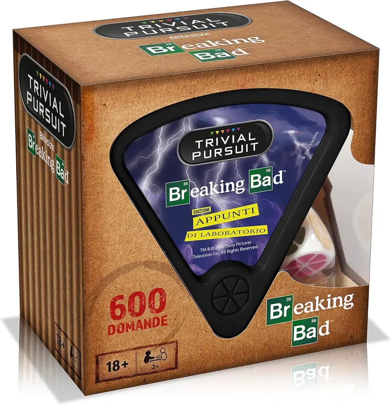 Trivial Puruit Breaking Bad, Trivial Pursuit Bitesize, Edizione Italiana,