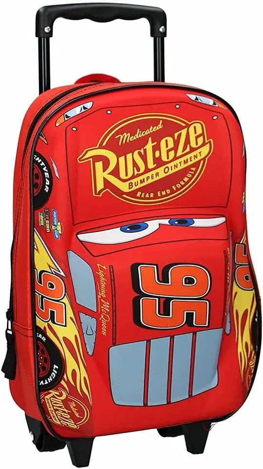 Trolley Asilo Disney Cars, Zaino 3D