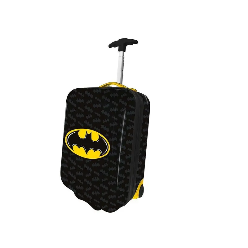Trolley Da Viaggio Mini Valigia 2 Ruote In Abs Manico Allungabile Batman