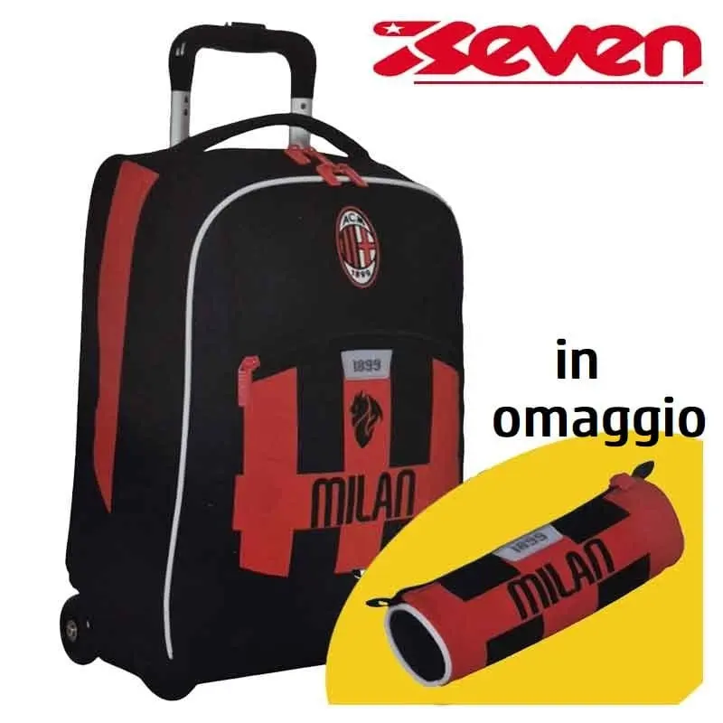 Trolley Scuola Milan grande Zaino con ruote adatto ad Elementare e Media