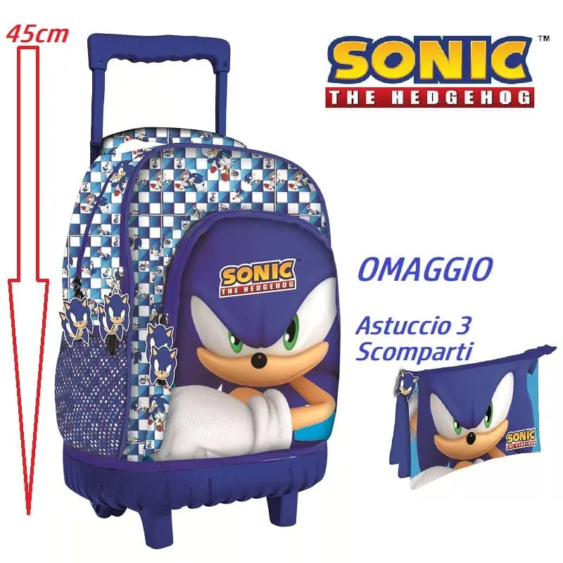 Trolley Sonic Scuola Elementare e Media 45cm