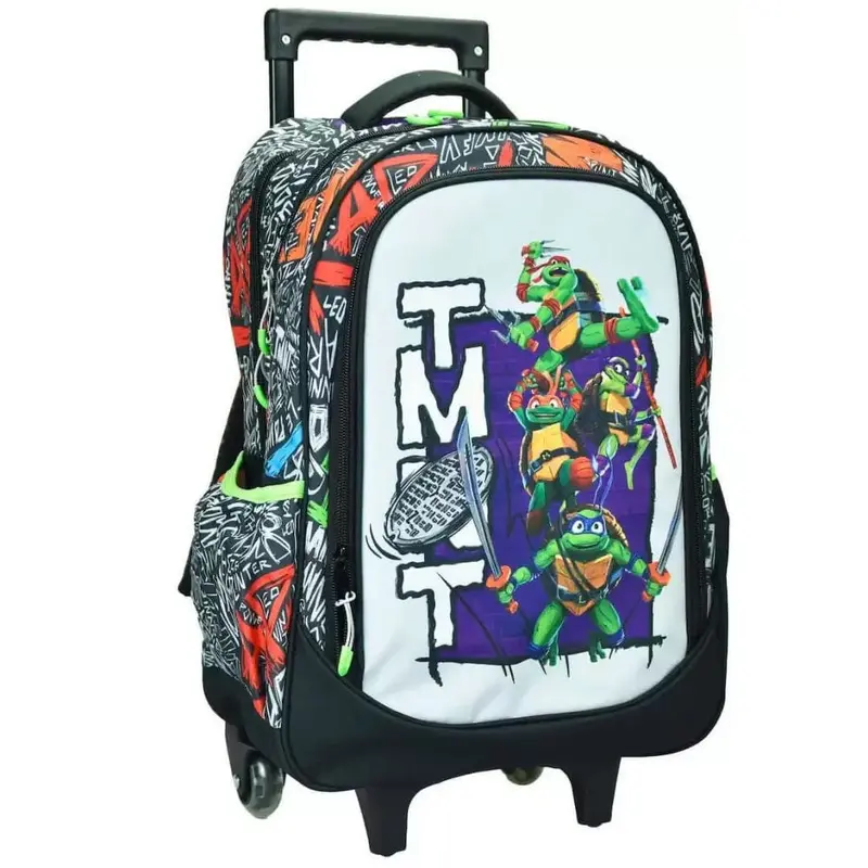 Trolley Tartarughe Ninja 46cm Scuola Elementare