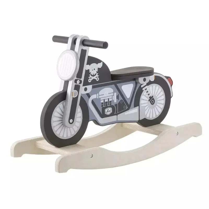 Trudi Dondolo in Legno Cavalcabile Moto