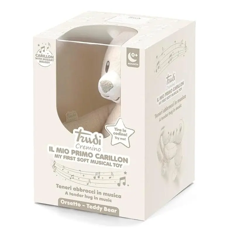 Trudi Peluche Carillon Orso Cremino