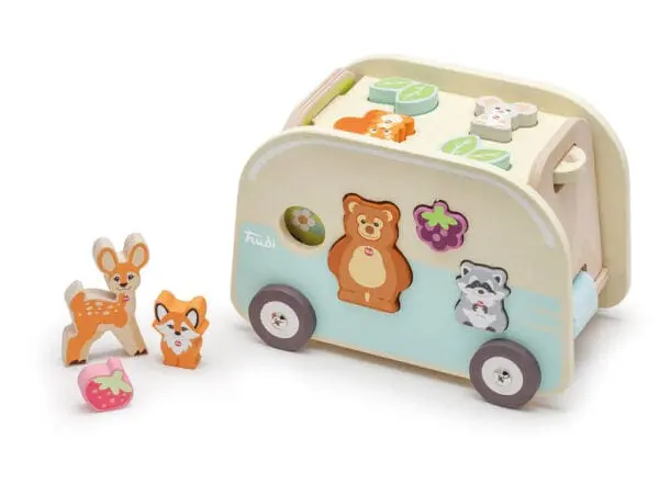 Trudi Roulotte Bosco, Gioco in legno per bambini +12Mesi