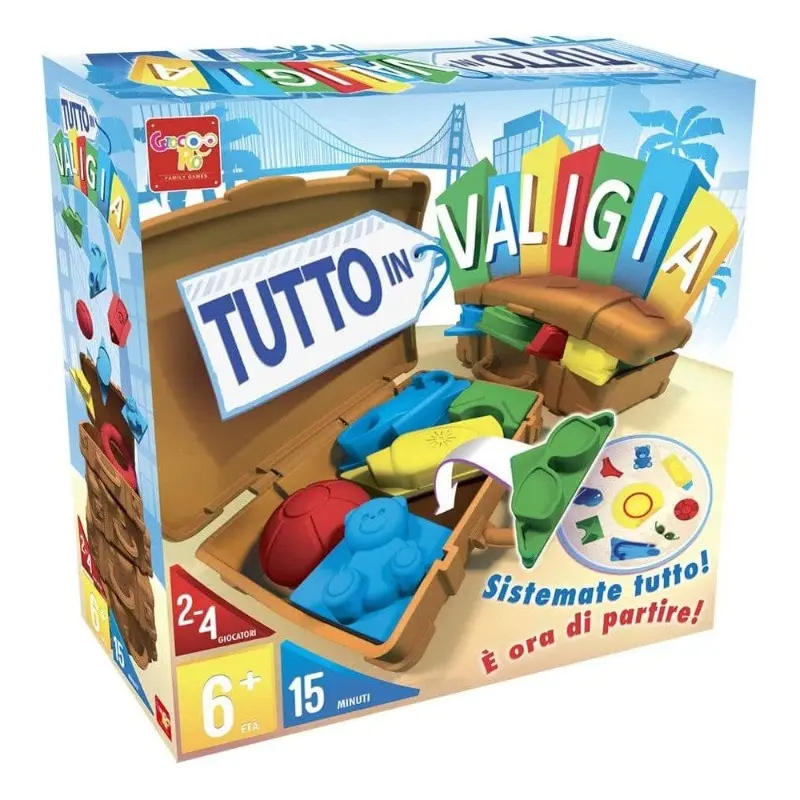 Tutto in Valigia, Gioco da Tavolo Rocco Giocattoli
