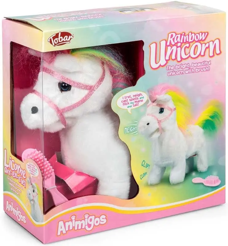 Unicorno Interattivo che Cammina e Scodinzola con Effetti sonori - Animigos