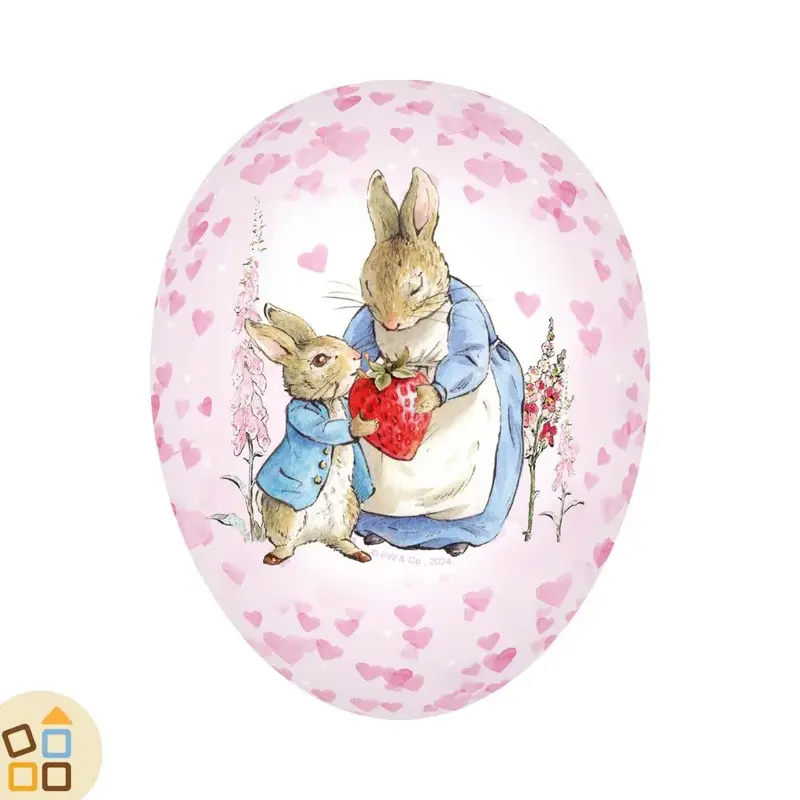 UOVO IN CARTONE 15 CM, BEATRIX POTTER