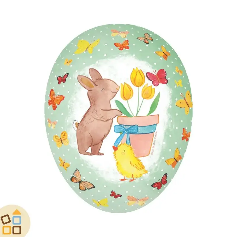 UOVO IN CARTONE 18 CM, HAPPY MOMENTS