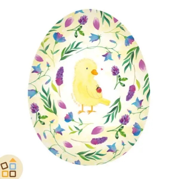 UOVO IN CARTONE 18 CM, SPRING MOMENTS