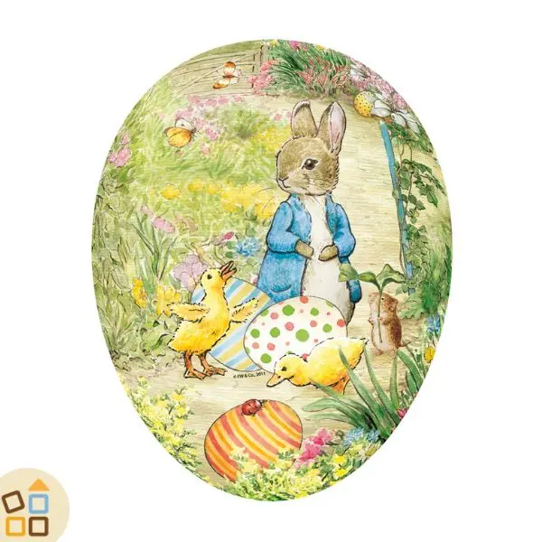 UOVO IN CARTONE 35 CM, BEATRIX POTTER