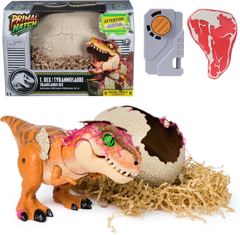 Uovo Primal Hatch Jurassic World - T. Rex interattivo