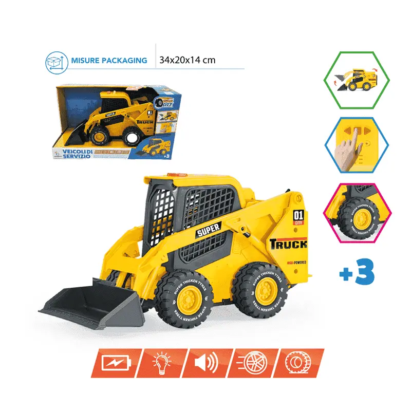 Urban City Bobcat con luci e suoni a frizione